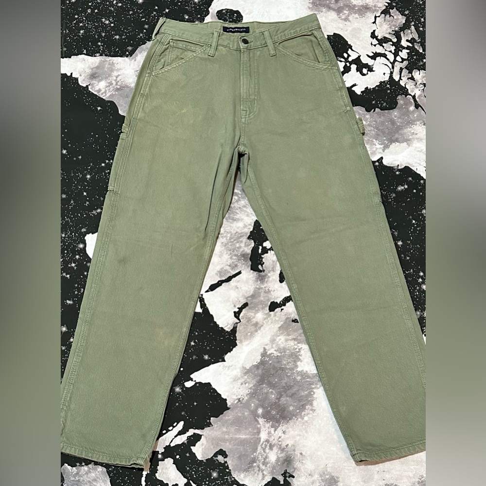Aeropostale Men’s Green Carpenter Jeans
